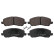 Brake Pad Set, disc brake 16644 FEBI