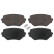 Brake Pad Set, disc brake 16647 FEBI