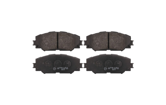 Brake Pad Set, disc brake 16650 FEBI