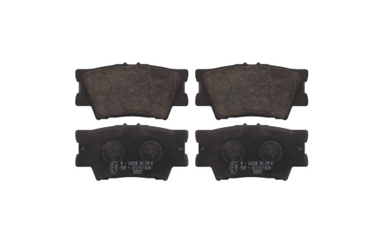 Brake Pad Set, disc brake 16651 FEBI