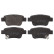 Brake Pad Set, disc brake 16652 FEBI