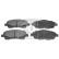 Brake Pad Set, disc brake 16653 FEBI, Thumbnail 2