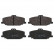 Brake Pad Set, disc brake 16655 FEBI