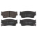 Brake Pad Set, disc brake 16656 FEBI