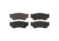Brake Pad Set, disc brake 16657 FEBI
