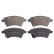 Brake Pad Set, disc brake 16658 FEBI