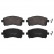 Brake Pad Set, disc brake 16660 FEBI