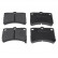 Brake Pad Set, disc brake 16661 FEBI