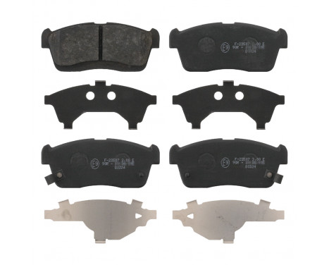 Brake Pad Set, disc brake 16662 FEBI