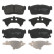 Brake Pad Set, disc brake 16662 FEBI