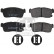 Brake Pad Set, disc brake 16662 FEBI, Thumbnail 2