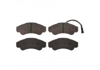 Brake Pad Set, disc brake 16663 FEBI