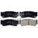 Brake Pad Set, disc brake 16668 FEBI, Thumbnail 2