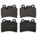 Brake Pad Set, disc brake 16671 FEBI