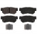 Brake Pad Set, disc brake 16675 FEBI