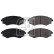 Brake Pad Set, disc brake 16681 FEBI, Thumbnail 2