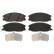 Brake Pad Set, disc brake 16682 FEBI