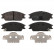 Brake Pad Set, disc brake 16683 FEBI