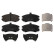 Brake Pad Set, disc brake 16700 FEBI