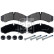 Brake Pad Set, disc brake 16705 FEBI, Thumbnail 2