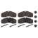 Brake Pad Set, disc brake 16706 FEBI