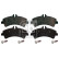 Brake Pad Set, disc brake 16709 FEBI, Thumbnail 2