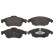 Brake Pad Set, disc brake 16713 FEBI