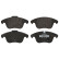 Brake Pad Set, disc brake 16714 FEBI