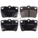 Brake Pad Set, disc brake 16723 FEBI, Thumbnail 2