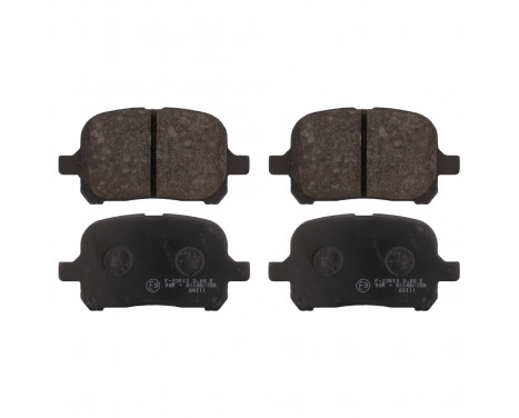 Brake Pad Set, disc brake 16724 FEBI