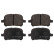 Brake Pad Set, disc brake 16724 FEBI