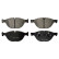 Brake Pad Set, disc brake 16730 FEBI