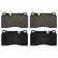 Brake Pad Set, disc brake 16734 FEBI