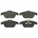 Brake Pad Set, disc brake 16736 FEBI