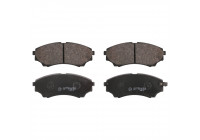 Brake Pad Set, disc brake 16739 FEBI
