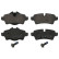 Brake Pad Set, disc brake 16742 FEBI
