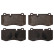 Brake Pad Set, disc brake 16745 FEBI