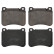 Brake Pad Set, disc brake 16751 FEBI