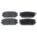 Brake Pad Set, disc brake 16756 FEBI