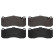 Brake Pad Set, disc brake 16757 FEBI