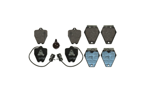Brake Pad Set, disc brake 16762 FEBI