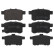 Brake Pad Set, disc brake 16766 FEBI