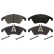 Brake Pad Set, disc brake 16777 FEBI