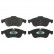 Brake Pad Set, disc brake 16783 FEBI