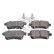 Brake Pad Set, disc brake 16784 FEBI, Thumbnail 2