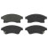 Brake Pad Set, disc brake 16789 FEBI