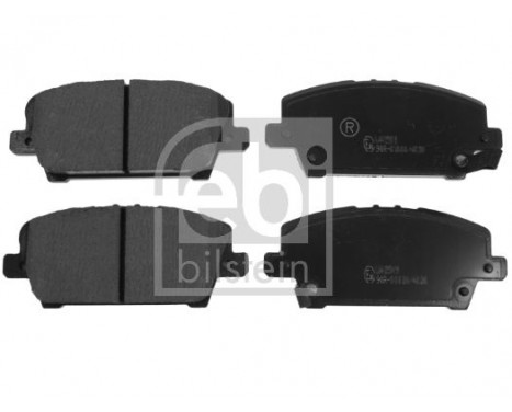 Brake Pad Set, disc brake 16802 FEBI, Image 2