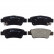 Brake Pad Set, disc brake 16805 FEBI, Thumbnail 2