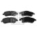 Brake Pad Set, disc brake 16806 FEBI, Thumbnail 2