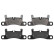 Brake Pad Set, disc brake 16809 FEBI